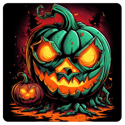 Zombie pumpking podtacek