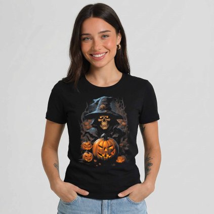 Tricko damske Premium Vlada strachu cerne