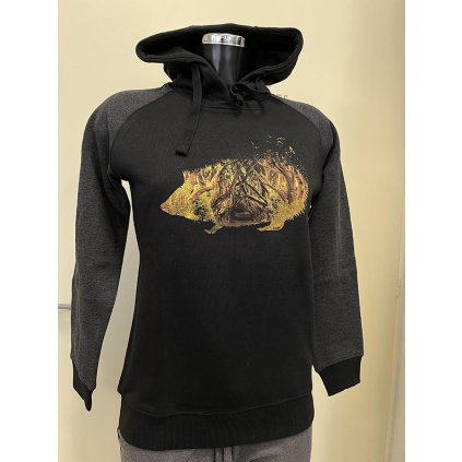 Mikina dámská raglán - Forest pack / Ježek - Výprodej (S)