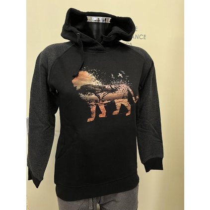 Mikina dámská raglán - Safari pack / Lev - Výprodej (S)