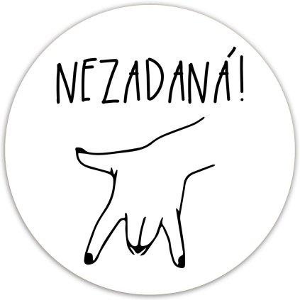 Podtacek nezadana bily
