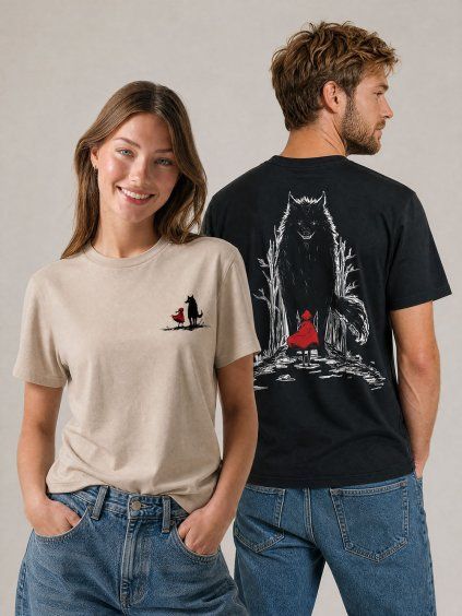 O cervene karkulce tricko unisex cerna2