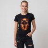 Tricko damske Premium Flames of the Underworld cerne