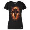Flames of the Underworld tricko damske cerne