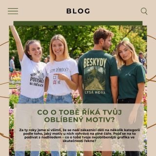 Řekni mi, co nosíš, a já ti řeknu, kdo jsi! 🔍 Každý motiv, který v naší dílně vytiskneme, si dřív nebo později najde svého...