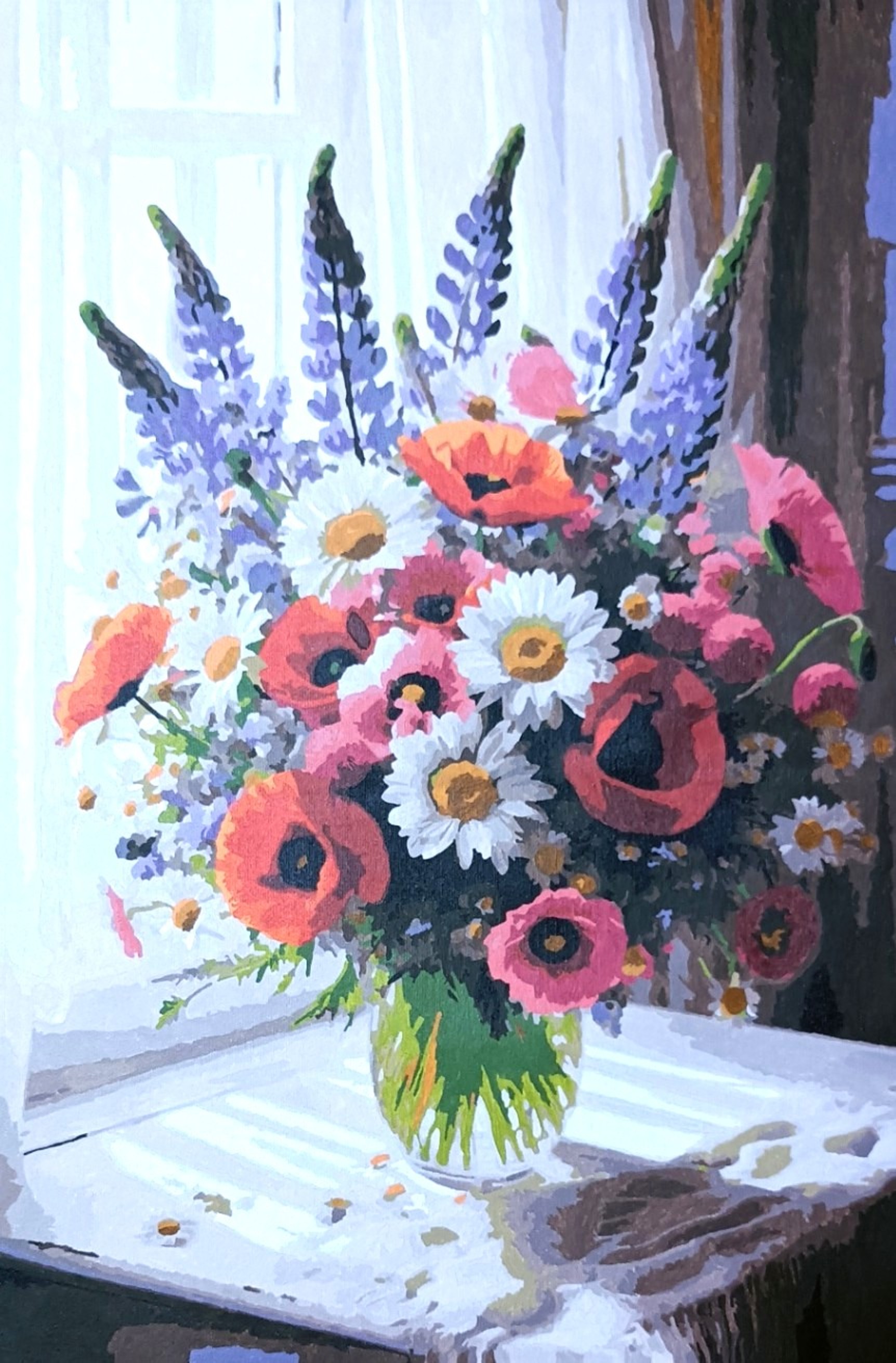 Malování podle čísel, lanjerka.cz, Anděl a západ slunce