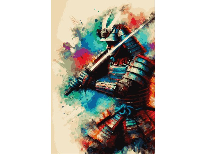 Samuraj vymalovane