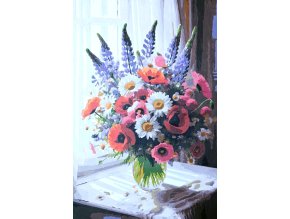 Letní kytice (40x60 cm)