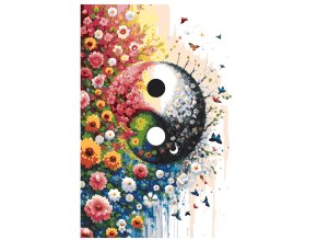 Jin a Jang vymalovane