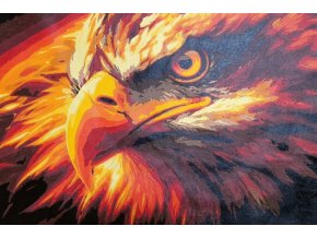 Fénix - vymalovaný obraz