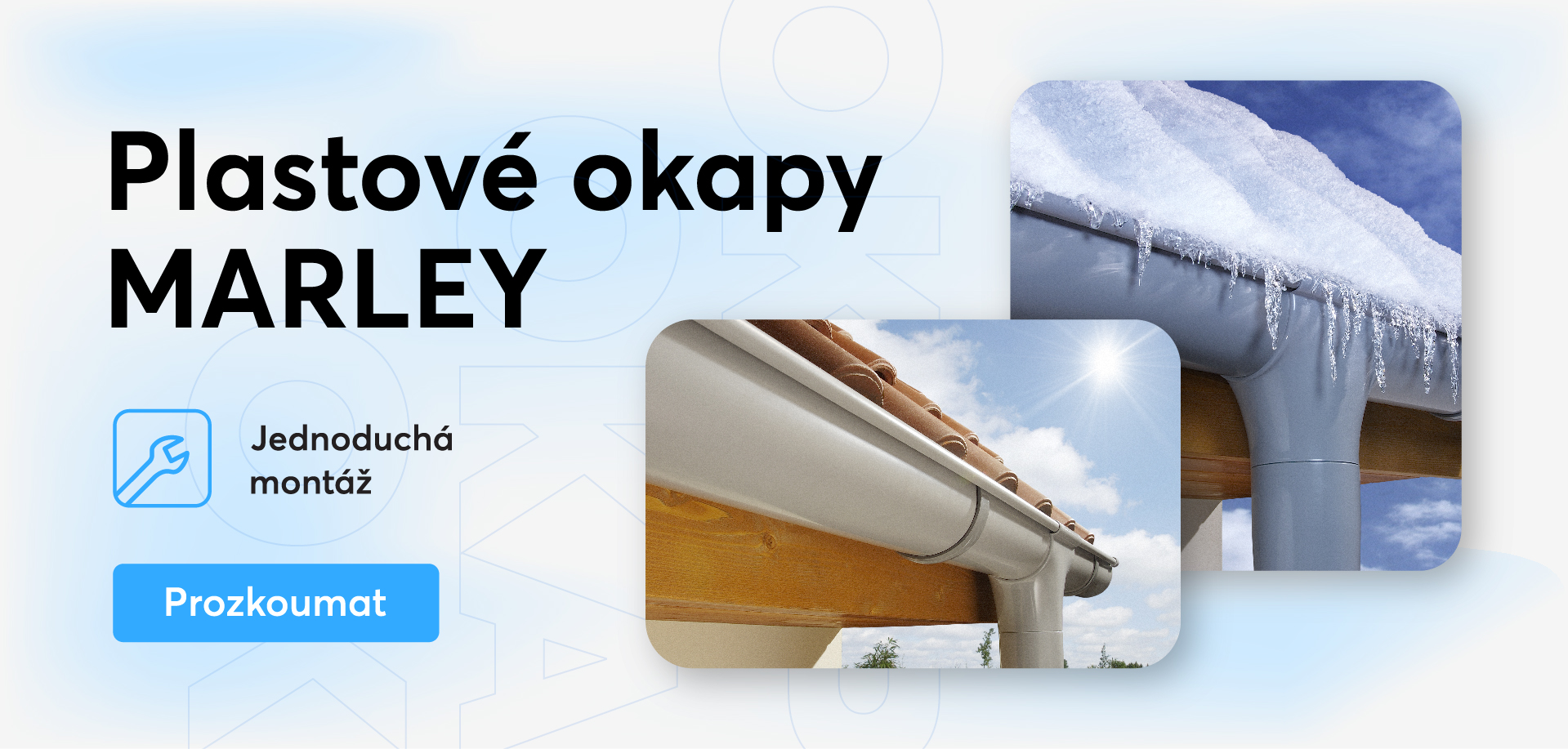 Plastové okapy marley