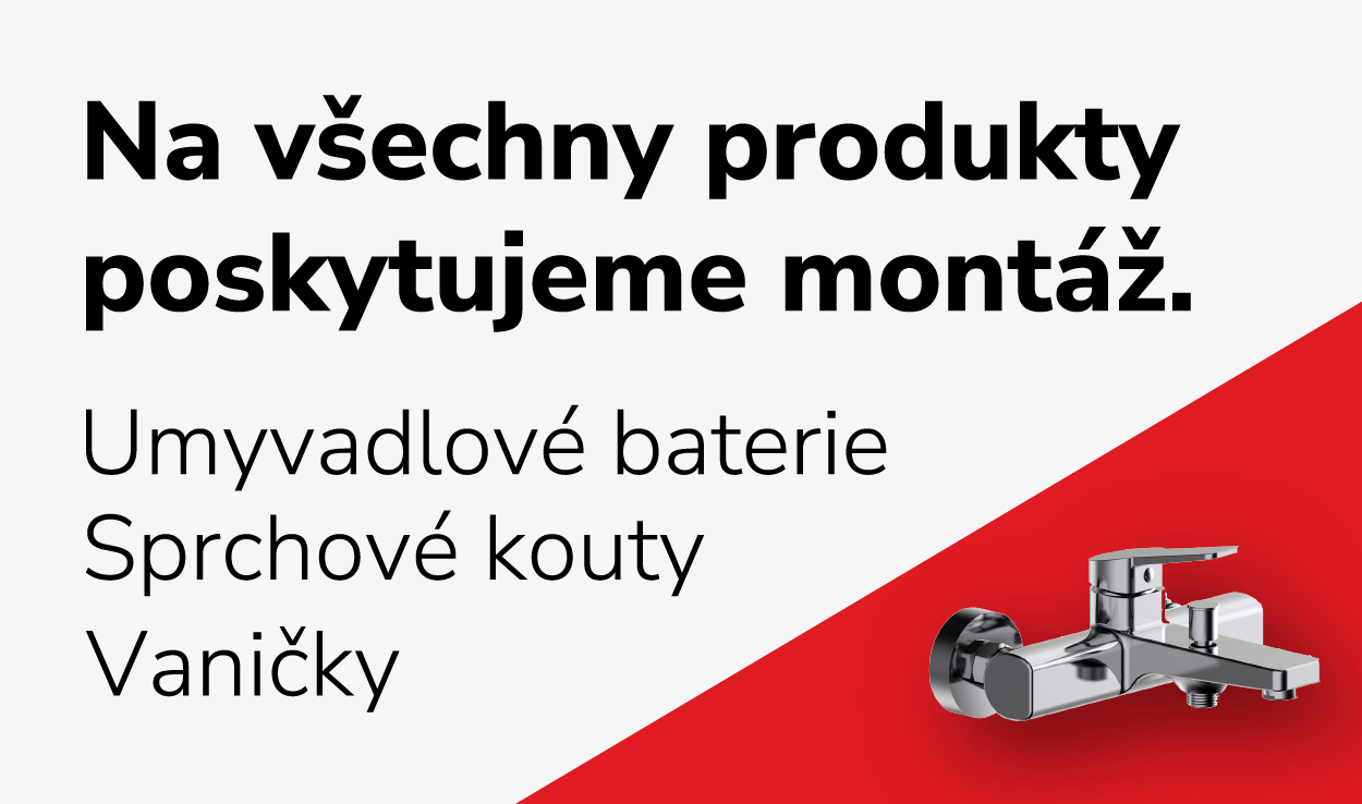 Na všechny produkty poskytujeme montáž.