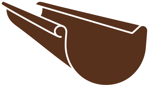 Hnědý žlab