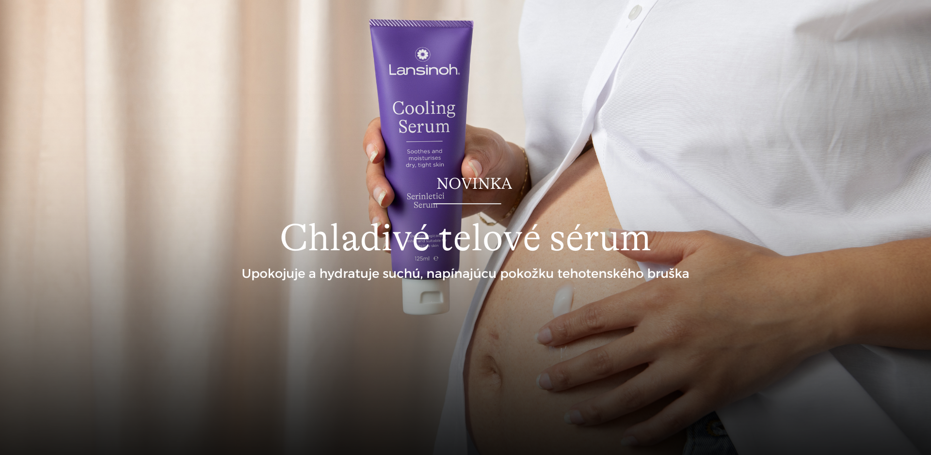 Lansinoh Chladivé telové sérum na tehotenské bruško