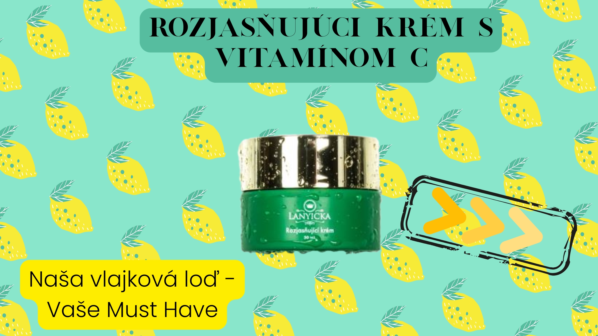 Rozjasnujuci krem s Vit.C Lanyicka