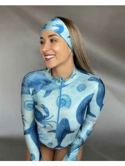 Headband, blue, OCEAN