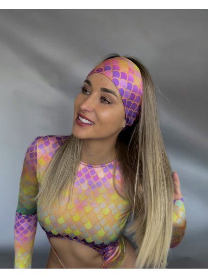 Headband, colored, MERMAID