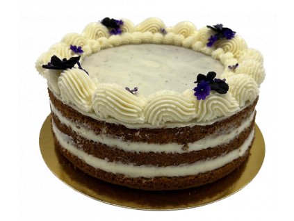 Bezlaktózový mrkvový dort