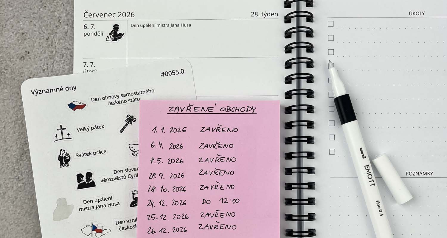 Jak si připravit nový diář na celý rok