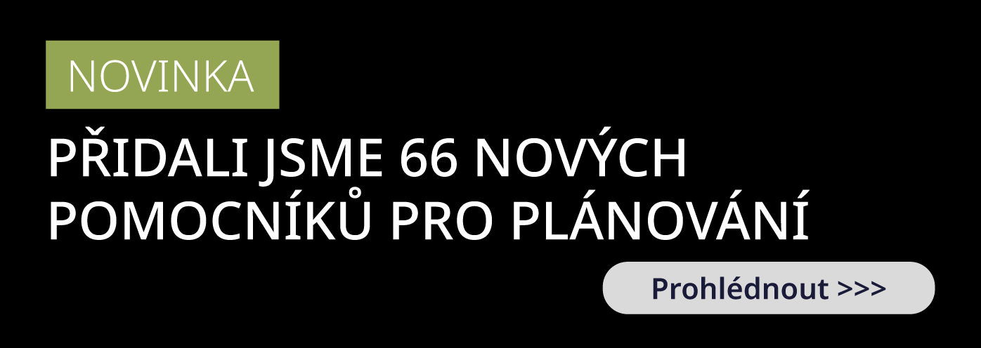 Novinky pro plánování