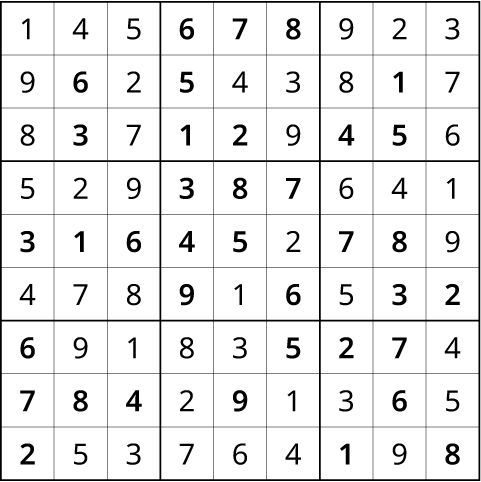 Řešení sudoku | La Pegatina