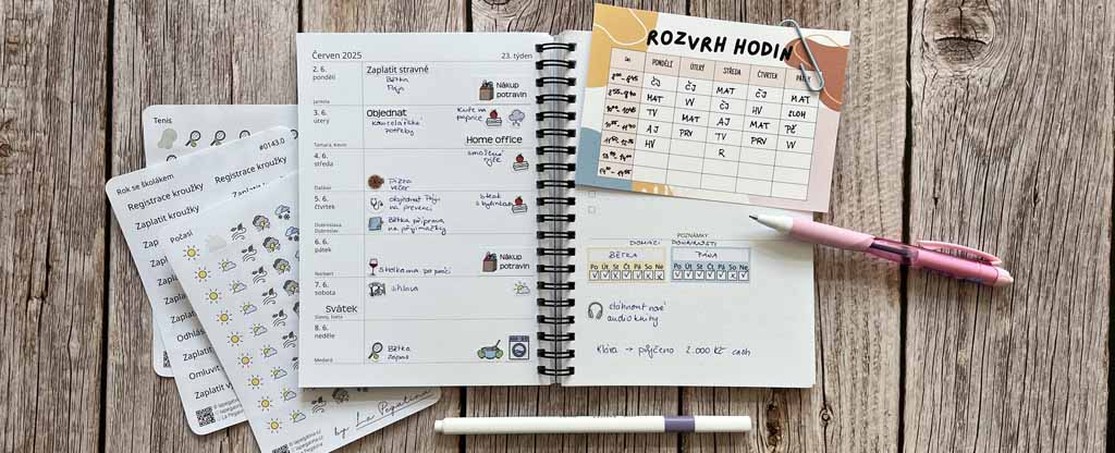 Plánování kroužků a rozvrhu hodin | La Pegatina