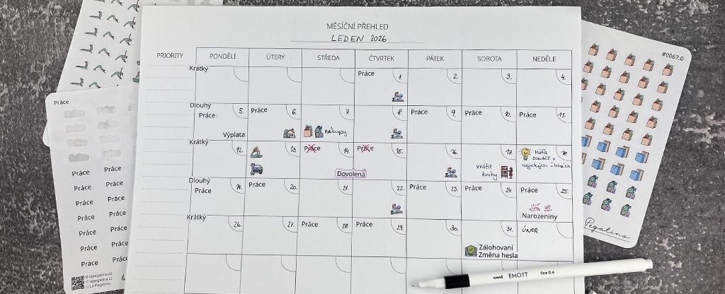 Plánování na leden, které funguje | La Pegatina