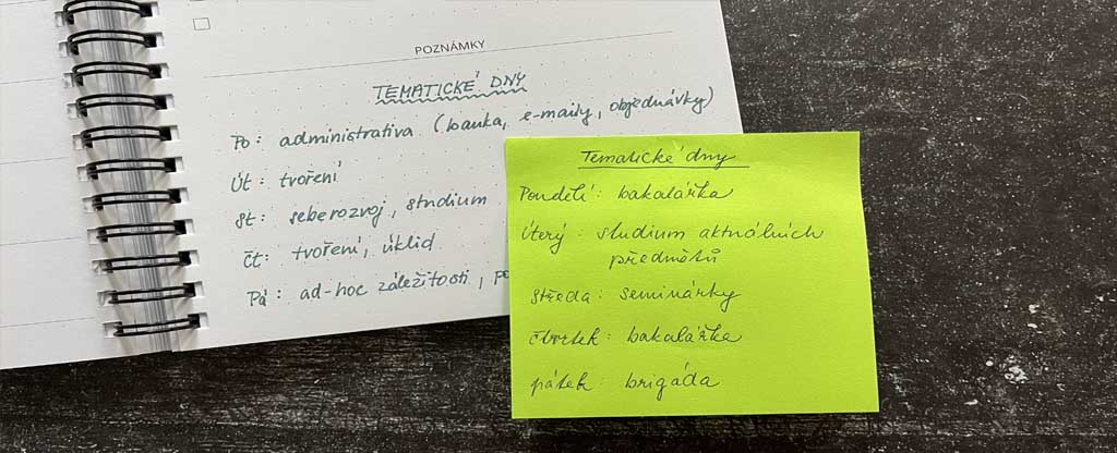 Tématické dny při plánování | La Pegatina