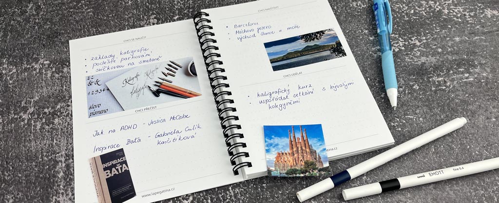 Vision board diáře La Pegatina | La Pegatina