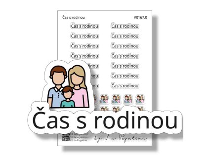 samolepky do diare cas s rodinou