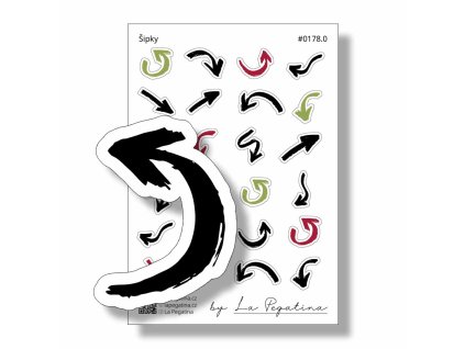 samolepky do diare sipky