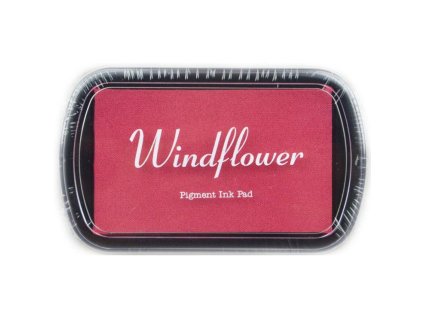 barva na razitka ruzovo cervena windflower