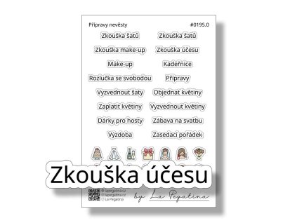 samolepky do diare priprava nevesty