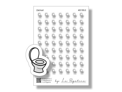 samolepky do diare zachod