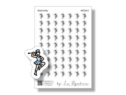 samolepky do diare mazoretky