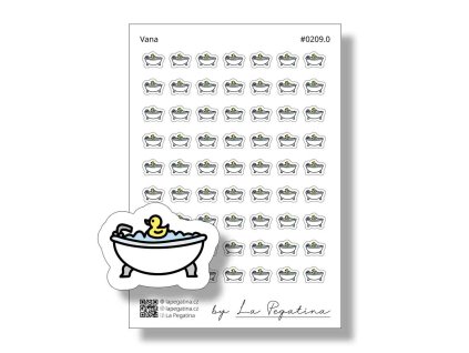 samolepky do diare vana