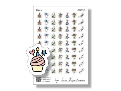 samolepky do diare oslava