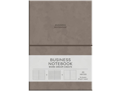 business notebook kavovy