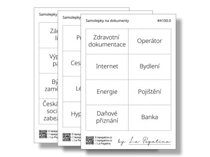 samolepky na dokumenty