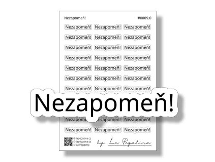 samolepky do diare nezapomen