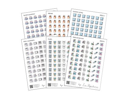 sada samolepek do diare domacnost