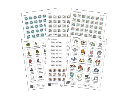 sada samolepek do diare den plny zazitku