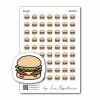 samolepky do diare burger