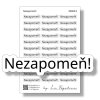 samolepky do diare nezapomen