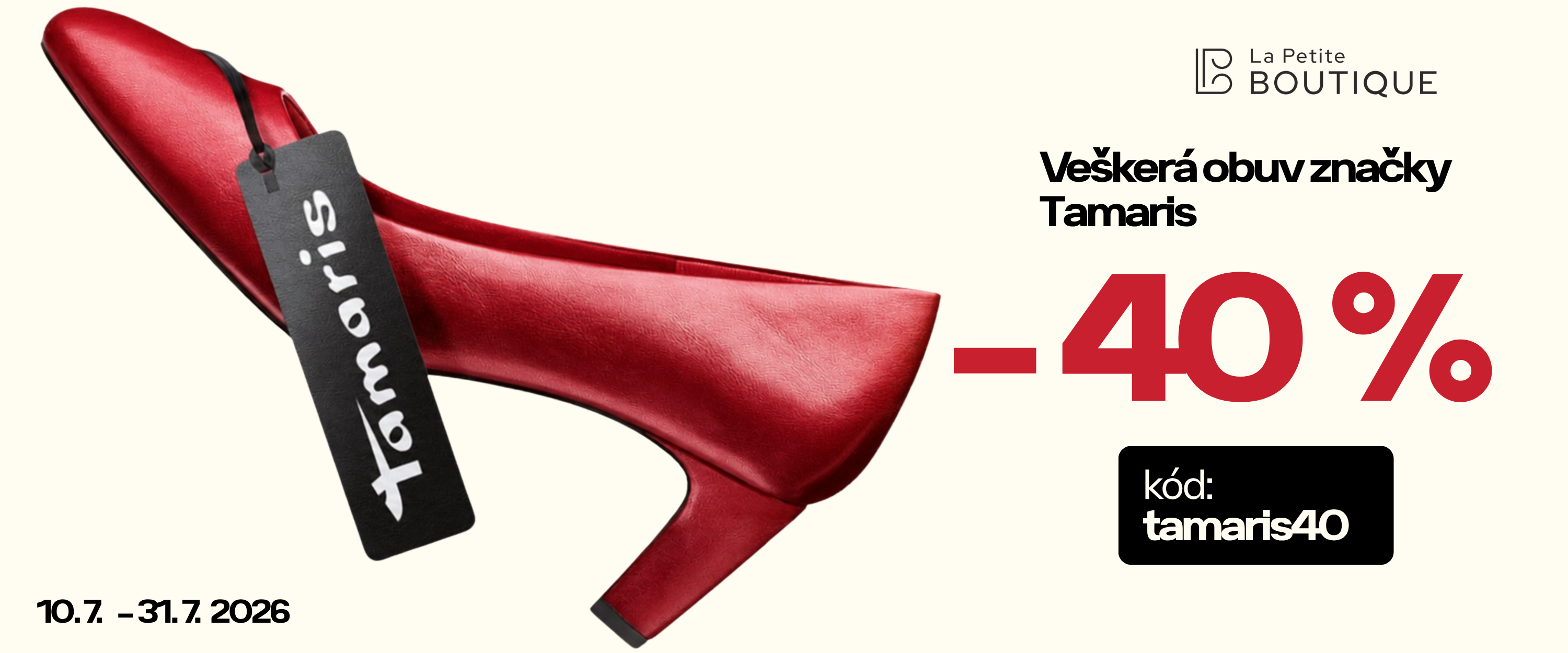 Obuv Tamaris - sleva 40%