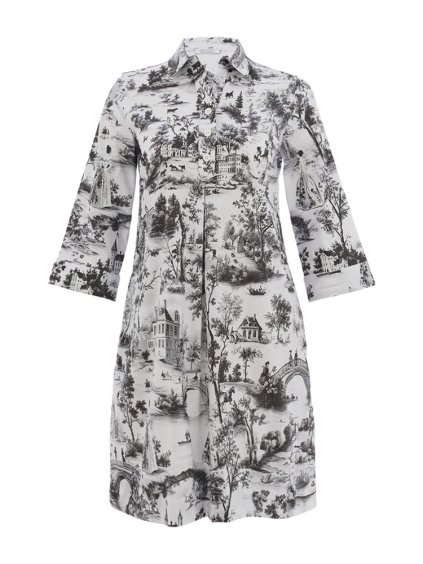 Košilové šaty Dolcezza 26111 s motivem Provence
