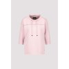 3 4 Arm Sweatshirt mit Glitzersteinen Rosa monari 27951