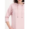 3 4 Arm Sweatshirt mit Glitzersteinen Rosa monari 71122