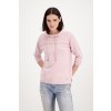 3 4 Arm Sweatshirt mit Glitzersteinen Rosa monari 79672