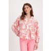 Paisley Muster Bluse mit Smoke Einsatz Pink monari 98391